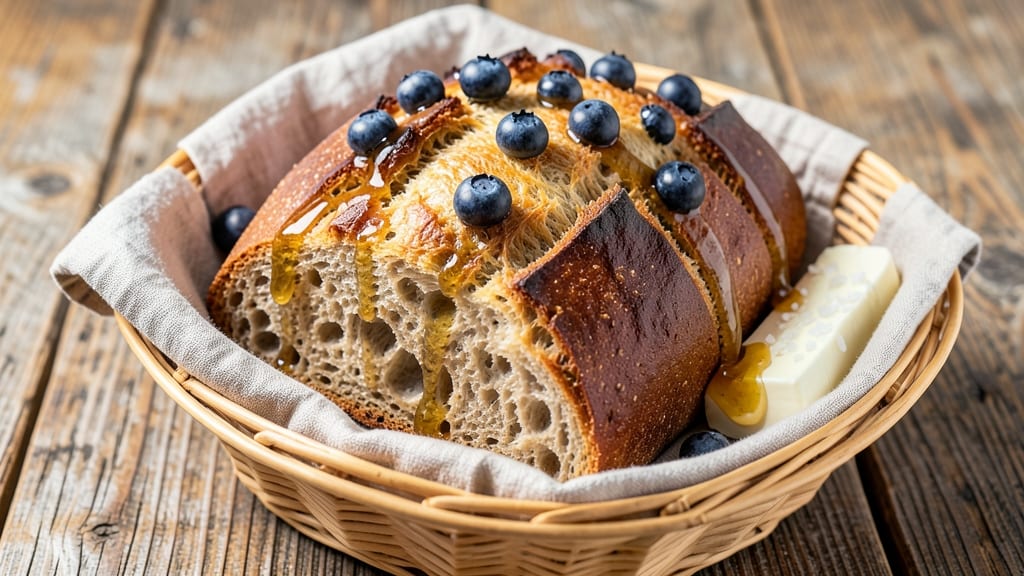 Alaskan Sourdough Bread Recipe: Wild Blueberry Swirl With Arctic Crust