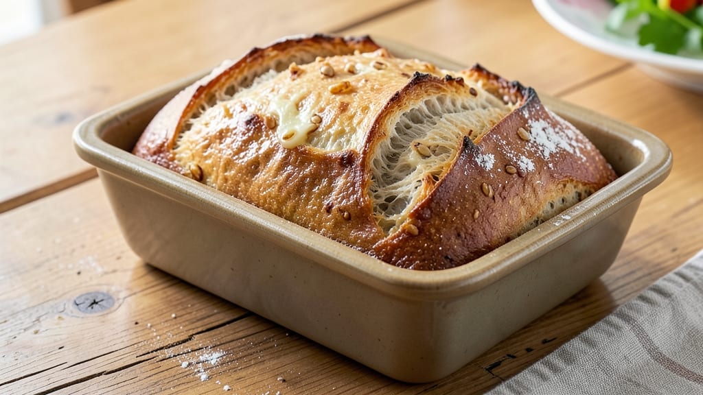 50 50 Bread Recipe for Bread Maker: No-Knead, Walnut-Studded Loaf in One Cycle