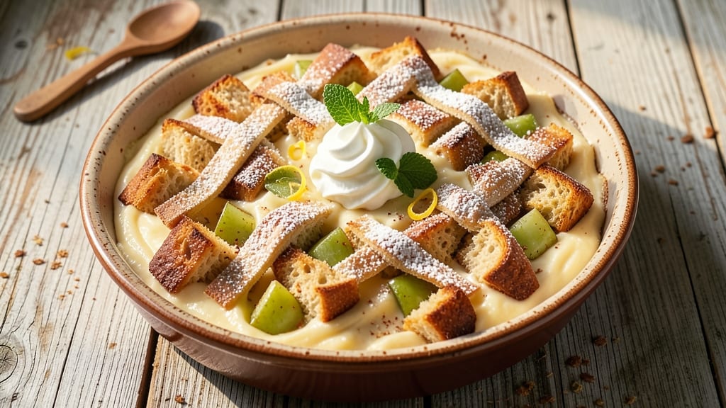 Apple Custard Bread Pudding Recipe: Warm Spice-Infused Bites With Caramelized Top