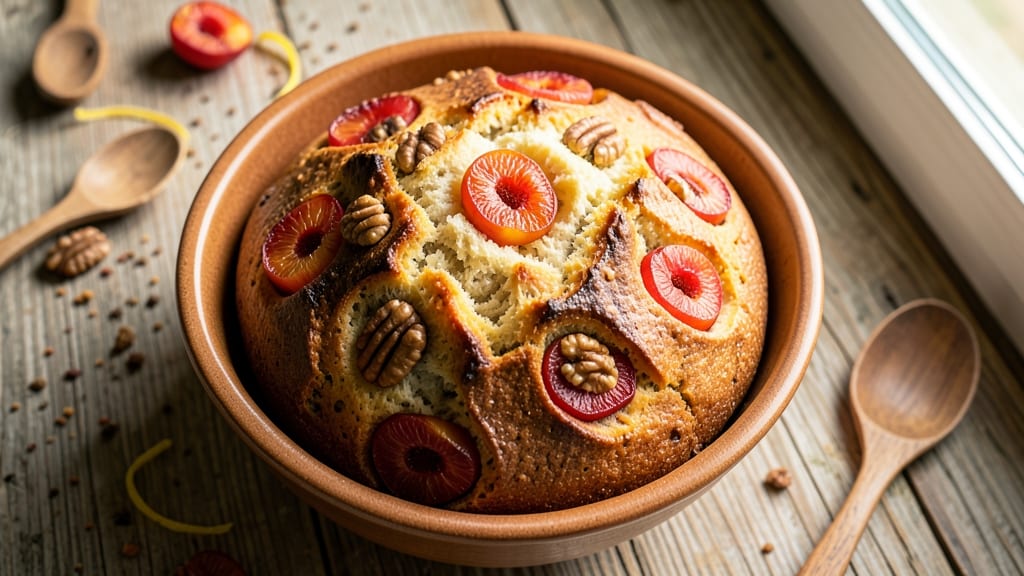 Apricot Walnut Bread Recipe: Sweet-Tart Fruit Streusel With Nutty Crunch