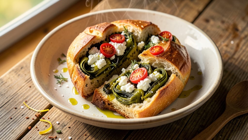 Artichoke-Stuffed Bread Recipe: Savory Herbed Bites Straight From the Oven