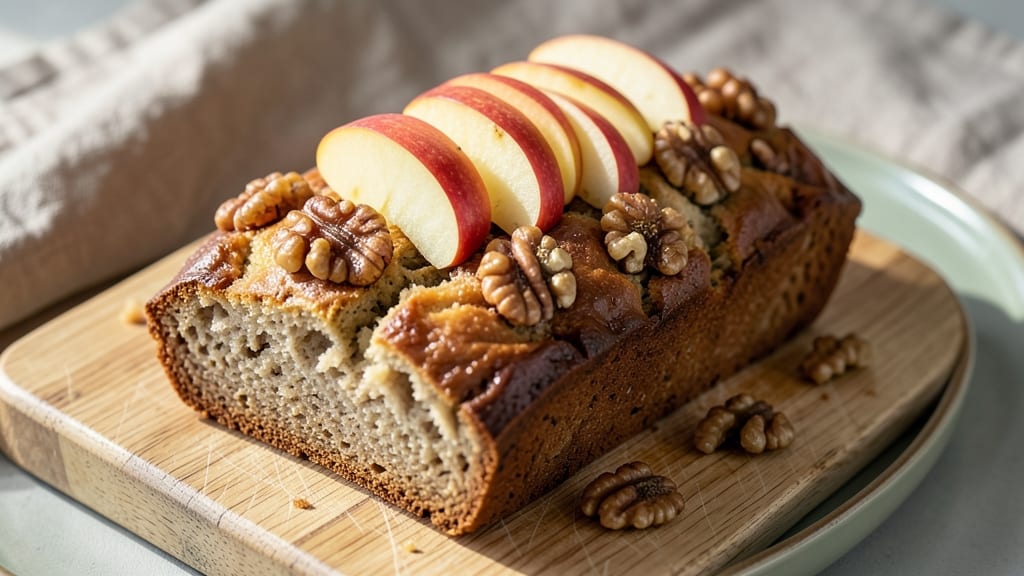 Apple Walnut Bread Recipe Healthy: Warm Spice Streusel with Crunchy Nut Bites