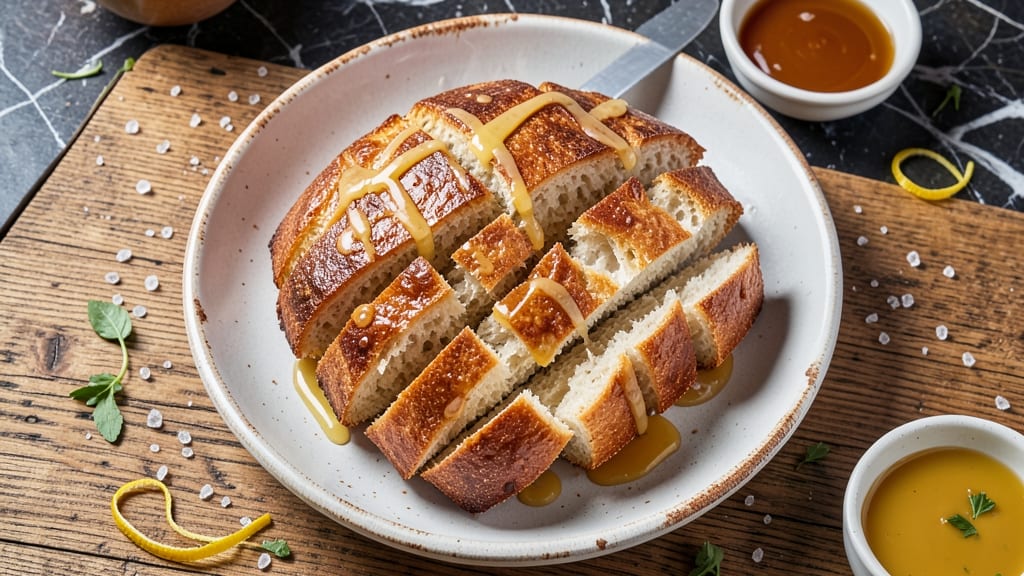 500g Bread Recipe: Dutch Oven Crust With Caramelized Honey Sweetness