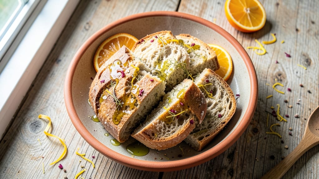Asphodel Bread Recipe: Ancient Greek Olive Oil Loaf With Crusty Crown