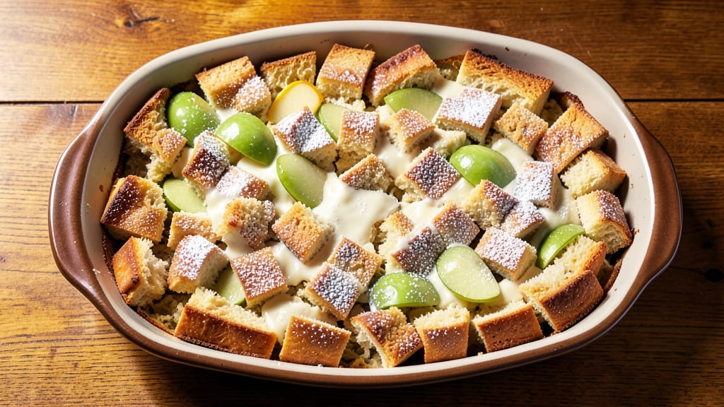 Martha Stewart's Apple Bread Pudding Recipe: Warm Spice-Infused Layers with Caramelized Top