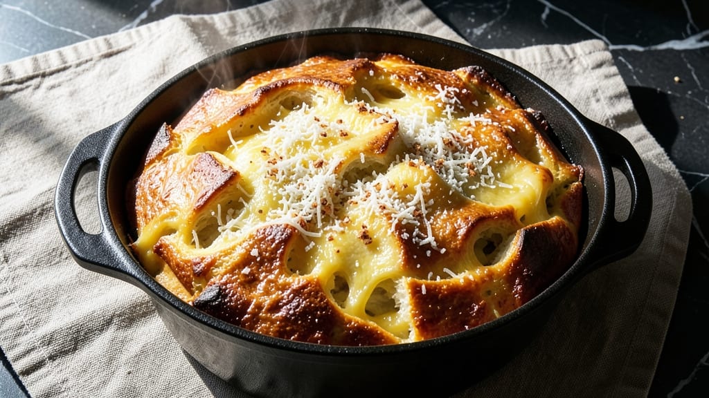 Asiago Bread Recipe Dutch Oven: Cheesy Pull-Apart Crust With Open Crumb