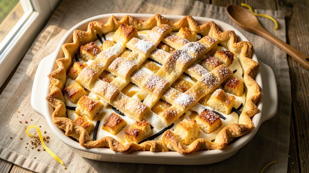B Sweet Bread Pudding Recipe: Buttery Vanilla Swirls With Caramelized Top