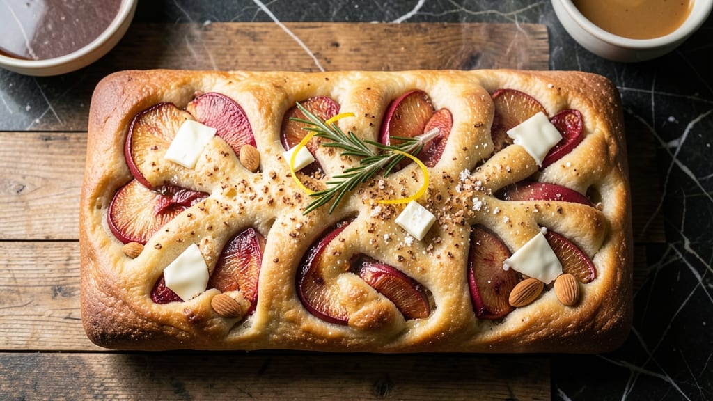 Apple Fritter Focaccia Bread Recipe: Caramelized Apple Streusel in Crusty Swirls