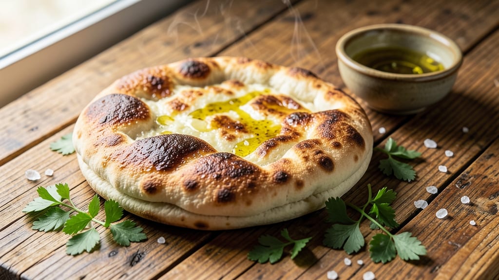 Albanian Pita Bread Recipe: Flaky Layers That Shatter With Every Tear