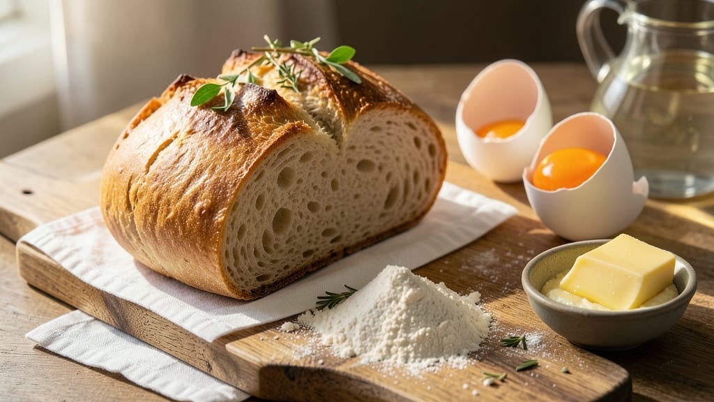Airy Homemade Bread Recipe: Light-as-a-Feather Loaf Without Yeast