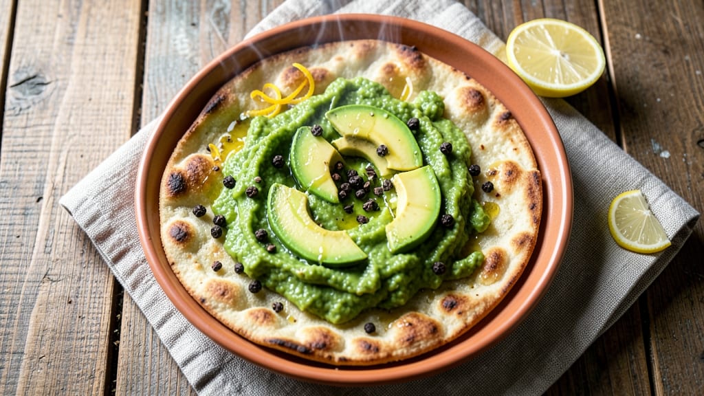 Avocado Flatbread Recipe: Smoky Garlic and Creamy Herb Swirls
