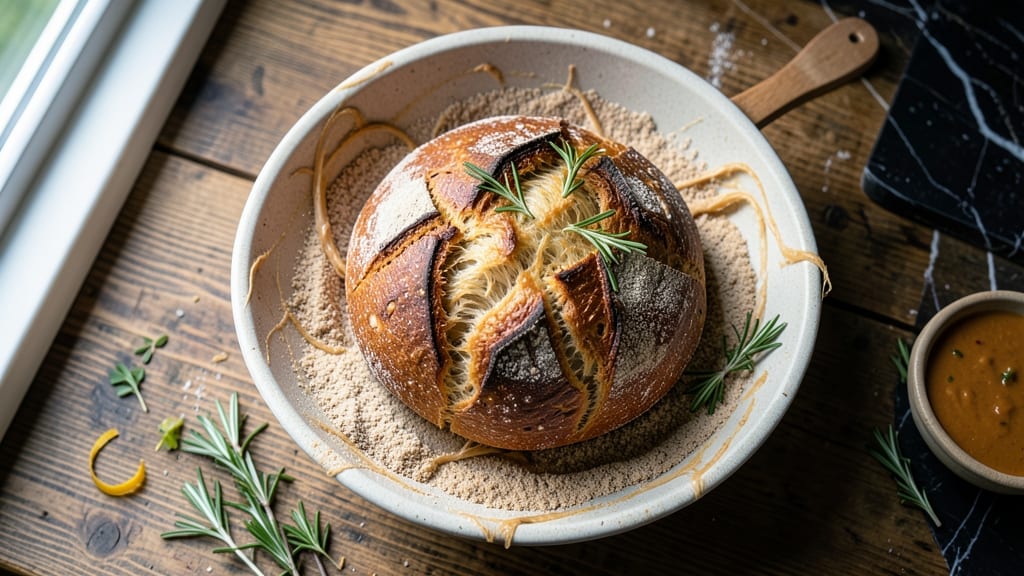 Artisan Country Bread Recipe: Crusty Crunch From Sourdough Starter