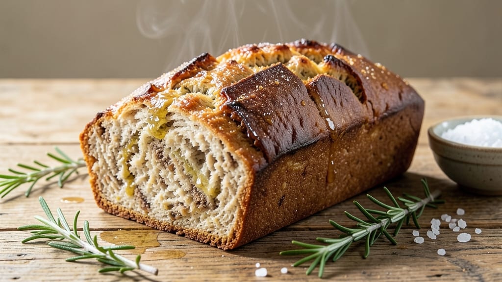 50/50 Bread Machine Recipe: No-Knead Dutch Oven Crust With Nutty Swirls