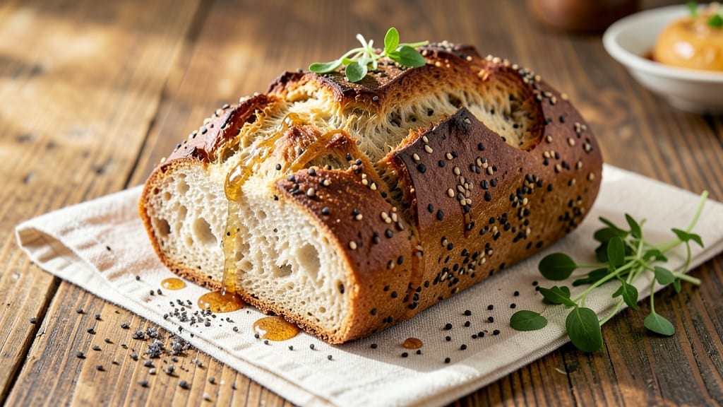 Artisan Seeded Bread Recipe: Crusty Crunch and Nutty Flavor in One Bake