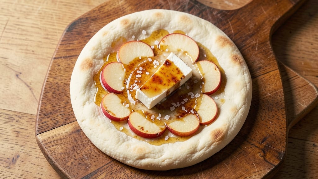 Apple Brie Flatbread Recipe: Caramelized Apple and Melty Cheese Fusion