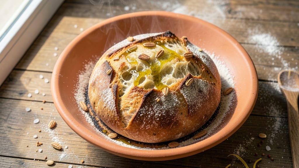 Authentic Ancient Roman Bread Recipe: Crusty Crisp with Olive Oil and Spelt Flour