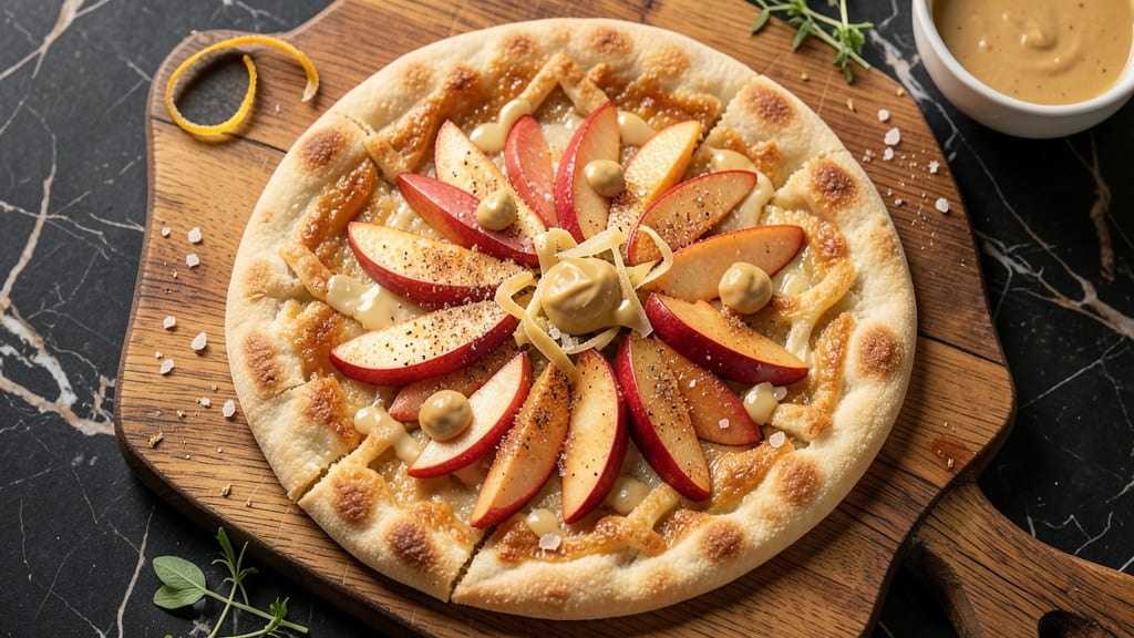 Apple Flatbread Recipe: Spiced Apple Streusel That Caramelizes to Golden Crunch