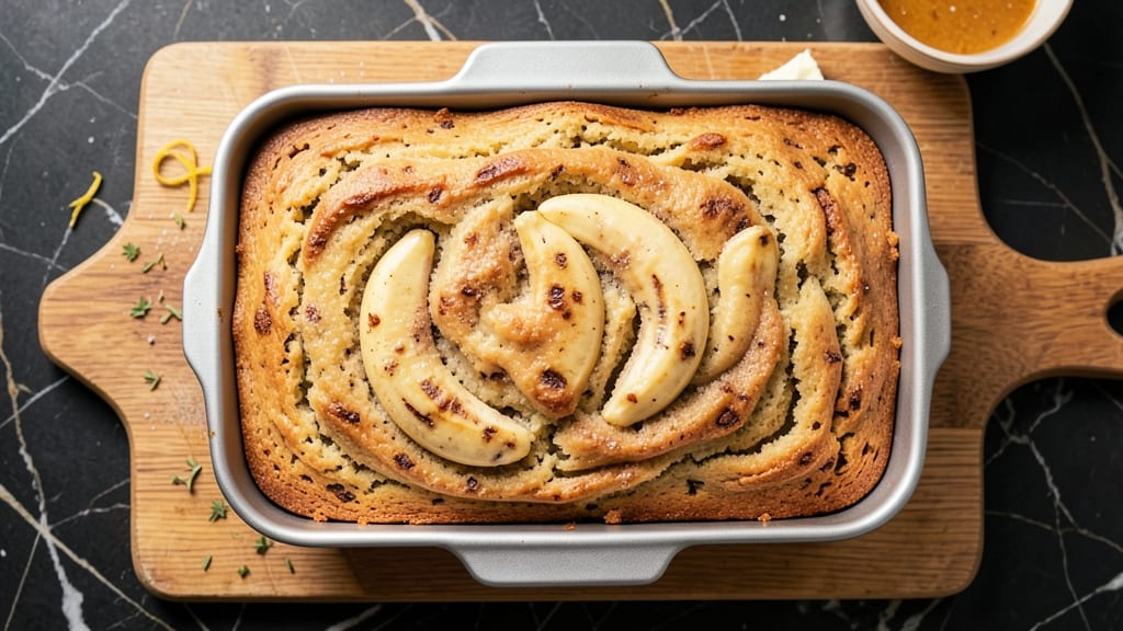 Alpha Bakery Banana Bread Recipe: Fudgy Streusel Swirls With No Mixing Needed