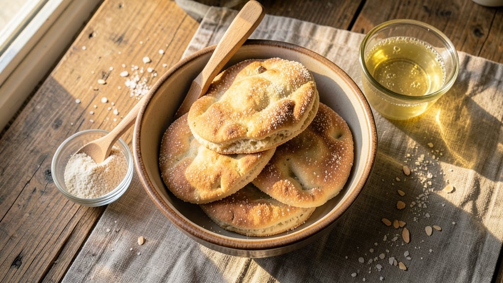 Almond Pita Bread Recipe: Nutty Crunch and Pillowy Softness Combined