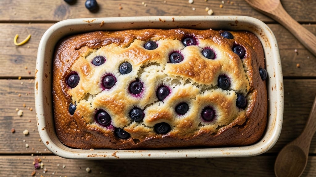 Applesauce Blueberry Bread Recipe: Warm Spice Streusel Swirls With Moist Crumb
