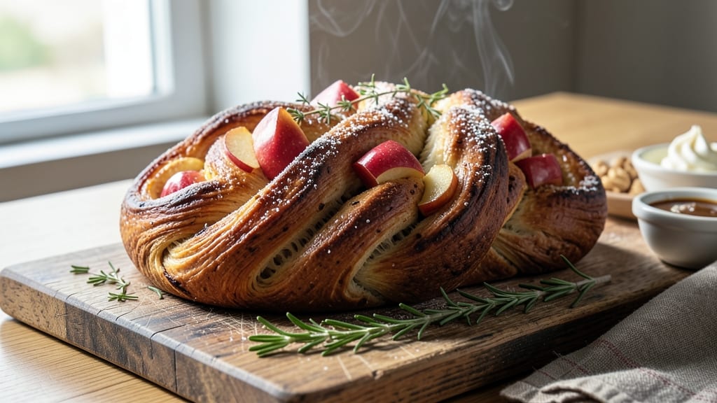 Apple Braid Bread Recipe: Caramelized Apple Streusel That Shines Through