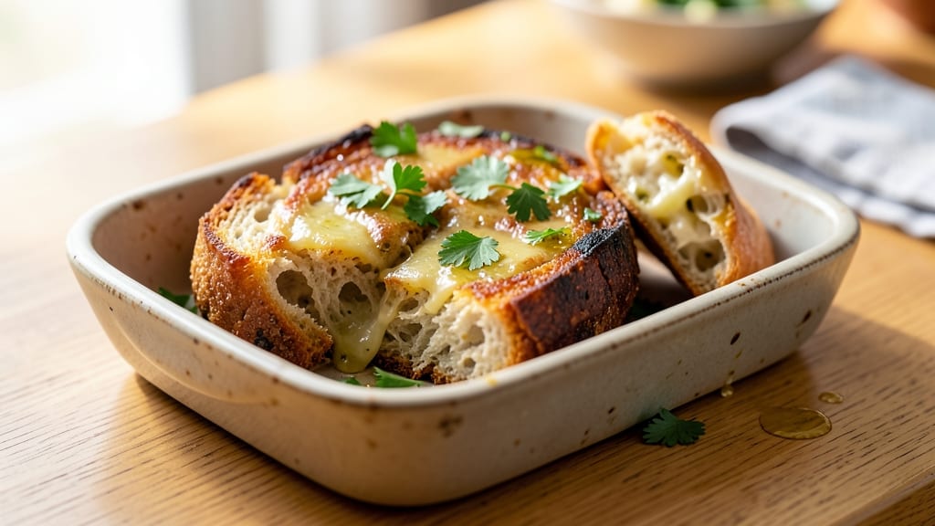 Awesome Garlic Bread Recipe: Buttery Crisp Edges and Fragrant Garlic Infusion