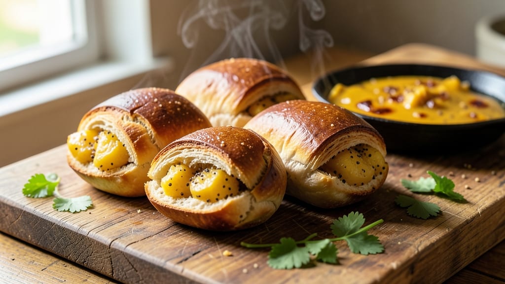 Aloo Bread Rolls Recipe: Spiced Potato-Stuffed Soft Bites