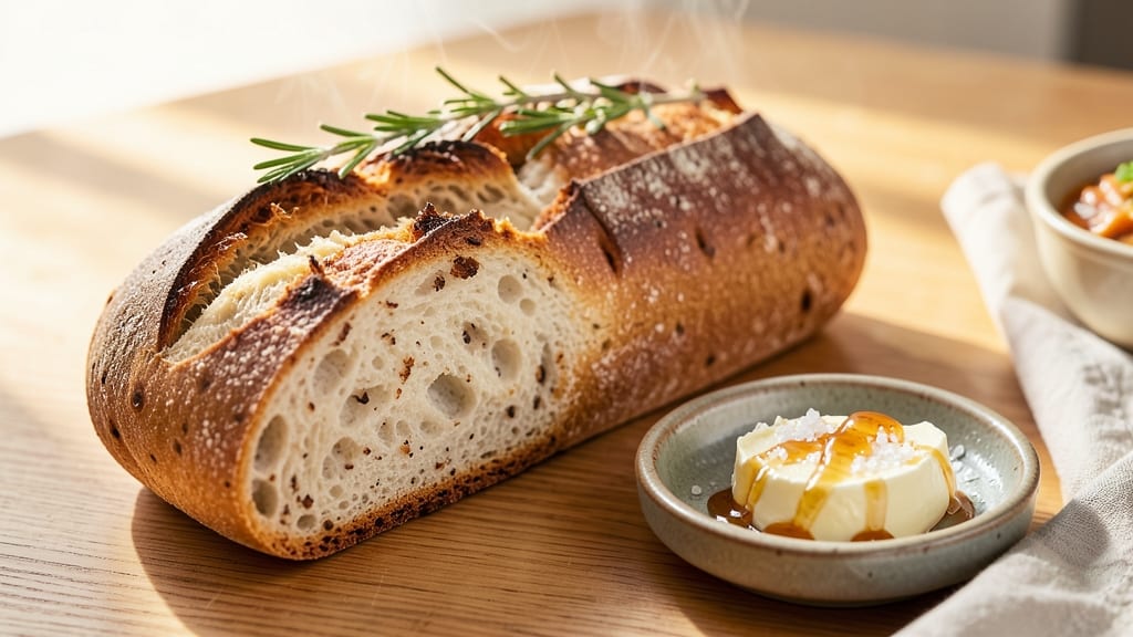 Argentina Bread Recipe: Crusty, Chewy Bagel-Style Loaf With Malbec Swirl