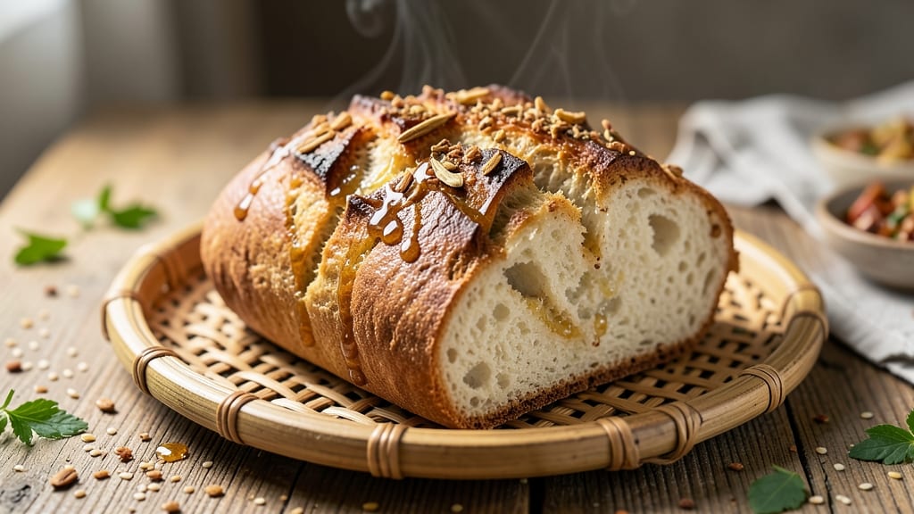 African Yeast Bread Recipe: Spiced Cardamom and Ginger Crusty Delight