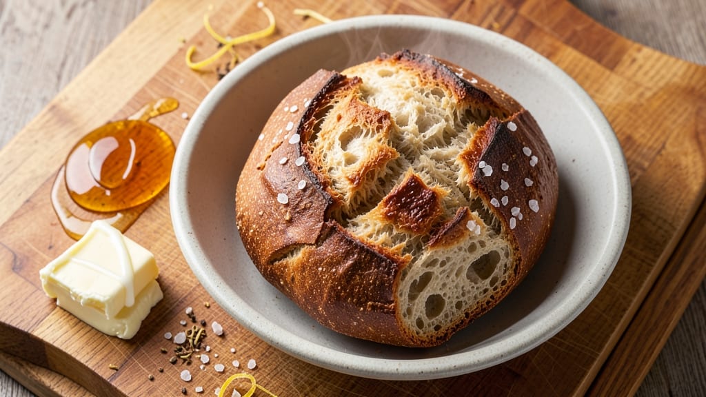 500-Gram Bread Recipe: Dutch Oven Crust With Tangy Open Crumb