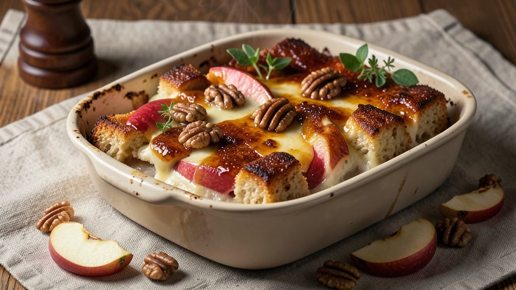 Apple Walnut Bread Pudding Recipe: Warm Cinnamon-Apple Crunch With Nutty Depth