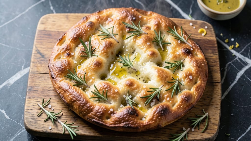 Amazing Focaccia Bread Recipe: Olive Oil Pool With Herby Crispy Edges