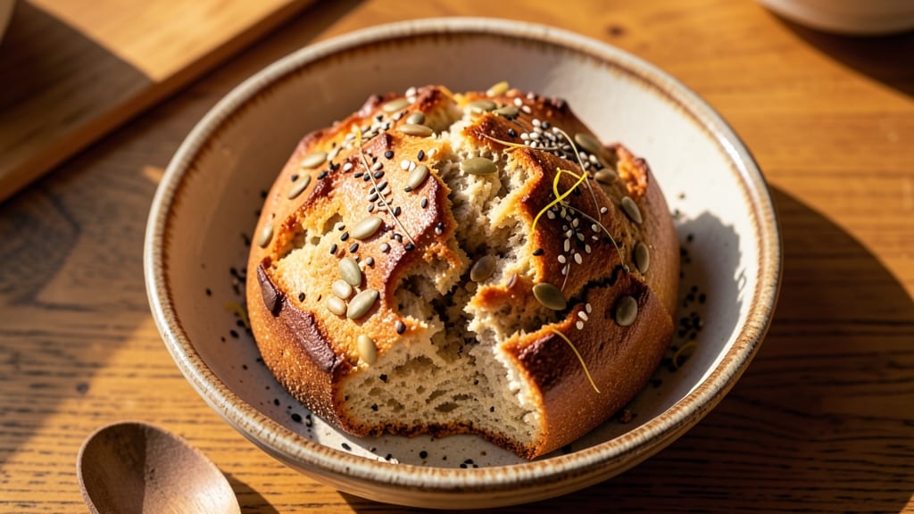 AIP Paleo Bread Recipe: Seed-Crusted Loaf With Nutty Depth