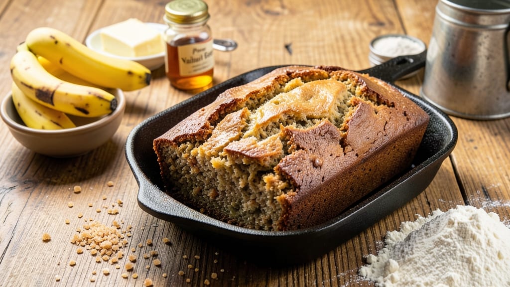 6-Ingredient Banana Bread Recipe: Moist Crumb Without a Single Chunk