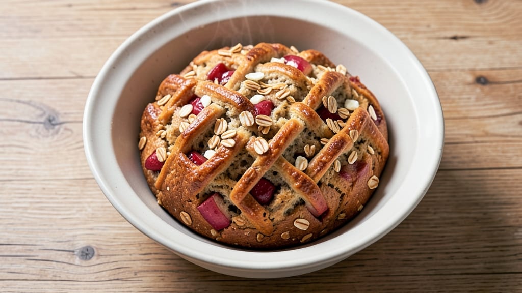 Apple Oatmeal Bread Machine Recipe: Spiced Streusel Swirls With Buttery Crust