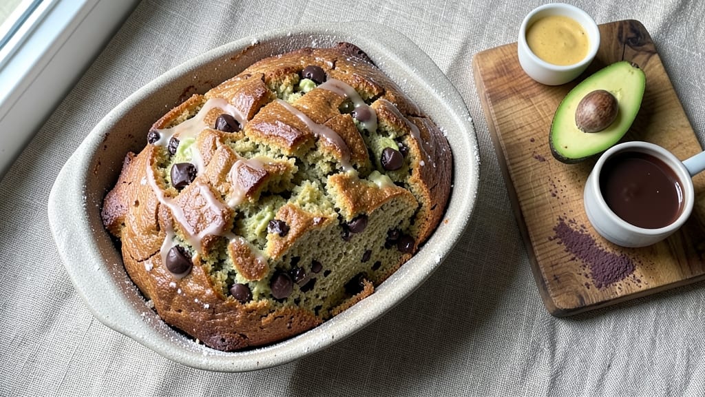 Avocado Chocolate Bread Recipe: Rich Fudgy Swirls With Crusty Top