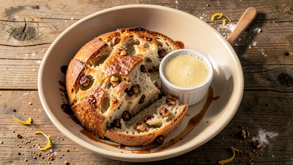 50 50 Bread Recipe: Creamy Walnut Swirls and Buttery Crust in One Bake