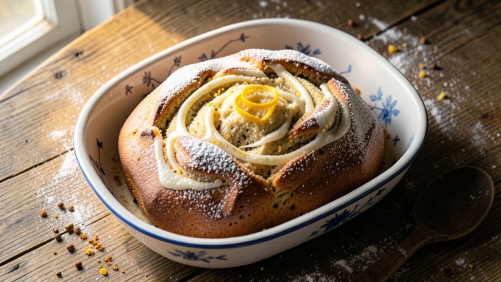 Almond Flour Sweet Bread Recipe: Vanilla-Infused Swirls and Crispy Crown
