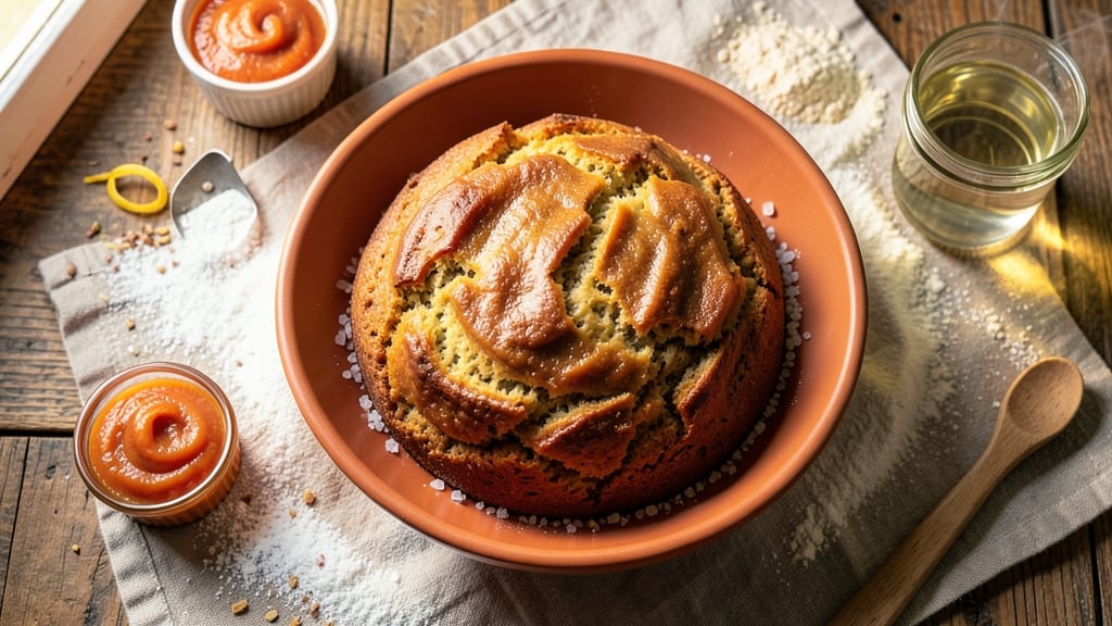 Applesauce Yeast Bread Recipe: Spiced Streusel Swirls with Crusty Crown