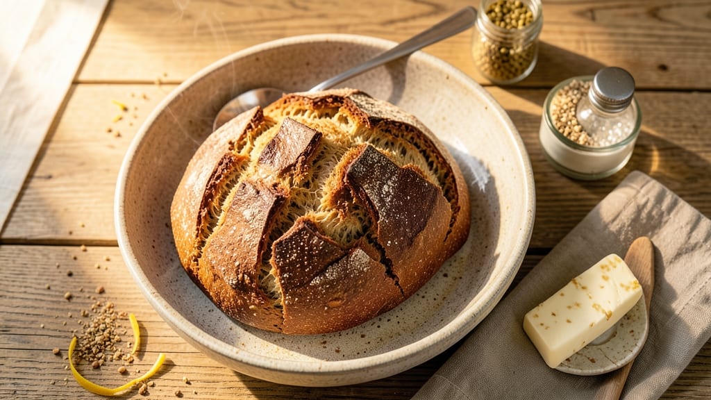 Artisan Brown Bread Recipe: Deep Nutty Crust With Rustic Chew