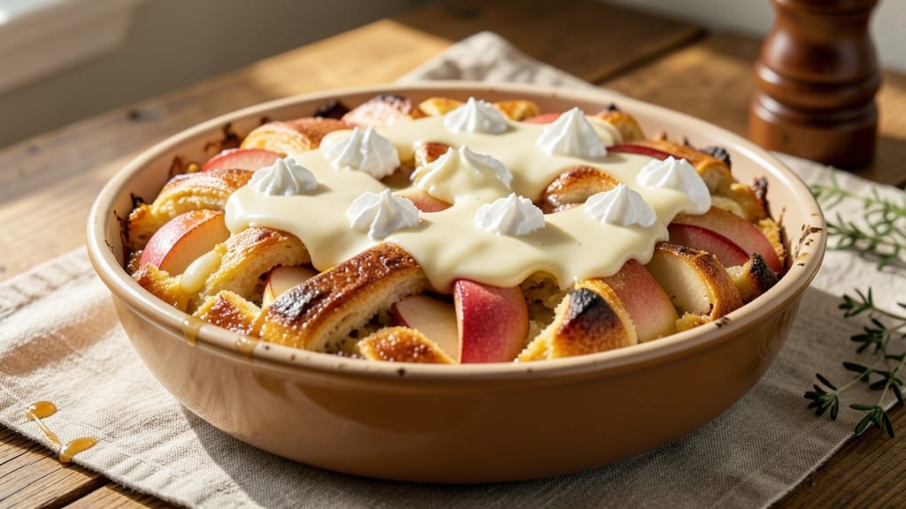 Paula Deen's Apple Bread Pudding Recipe: Spiced Cinnamon Swirls With Caramelized Top