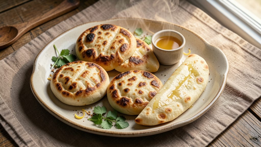 Air Fryer Naan Bread Recipe: Soft Pillowy Layers in 8 Minutes