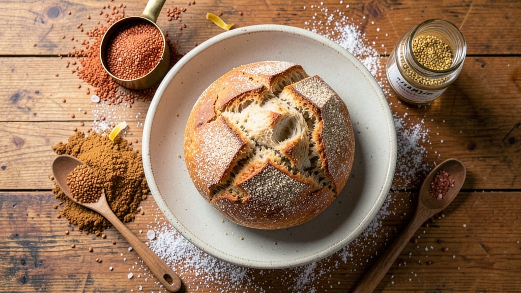 Akasha Bread Recipe: Dutch Oven Rise to Crusty, Nutty Perfection