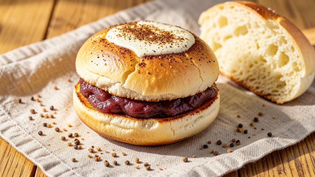 Anpan Bread Recipe: Sweet Red Bean Filling in Crusty Swirls