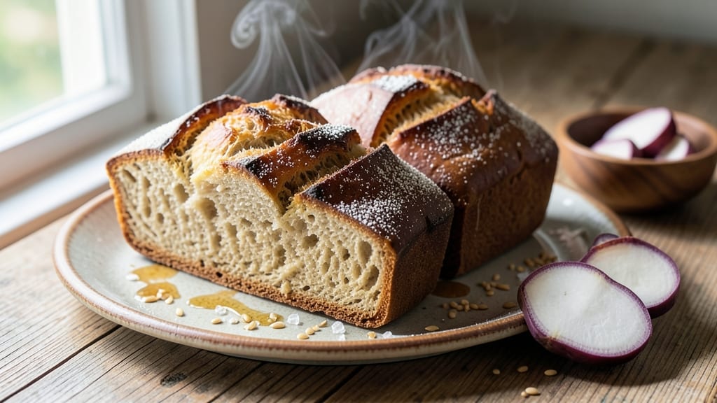 85 Degrees Taro Bread Recipe: Jelly-Like Texture With No Gluten